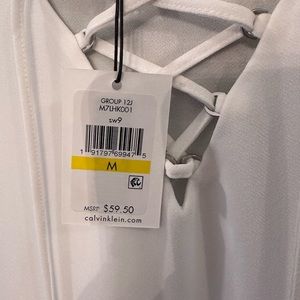 Calvin Klein lace up tank